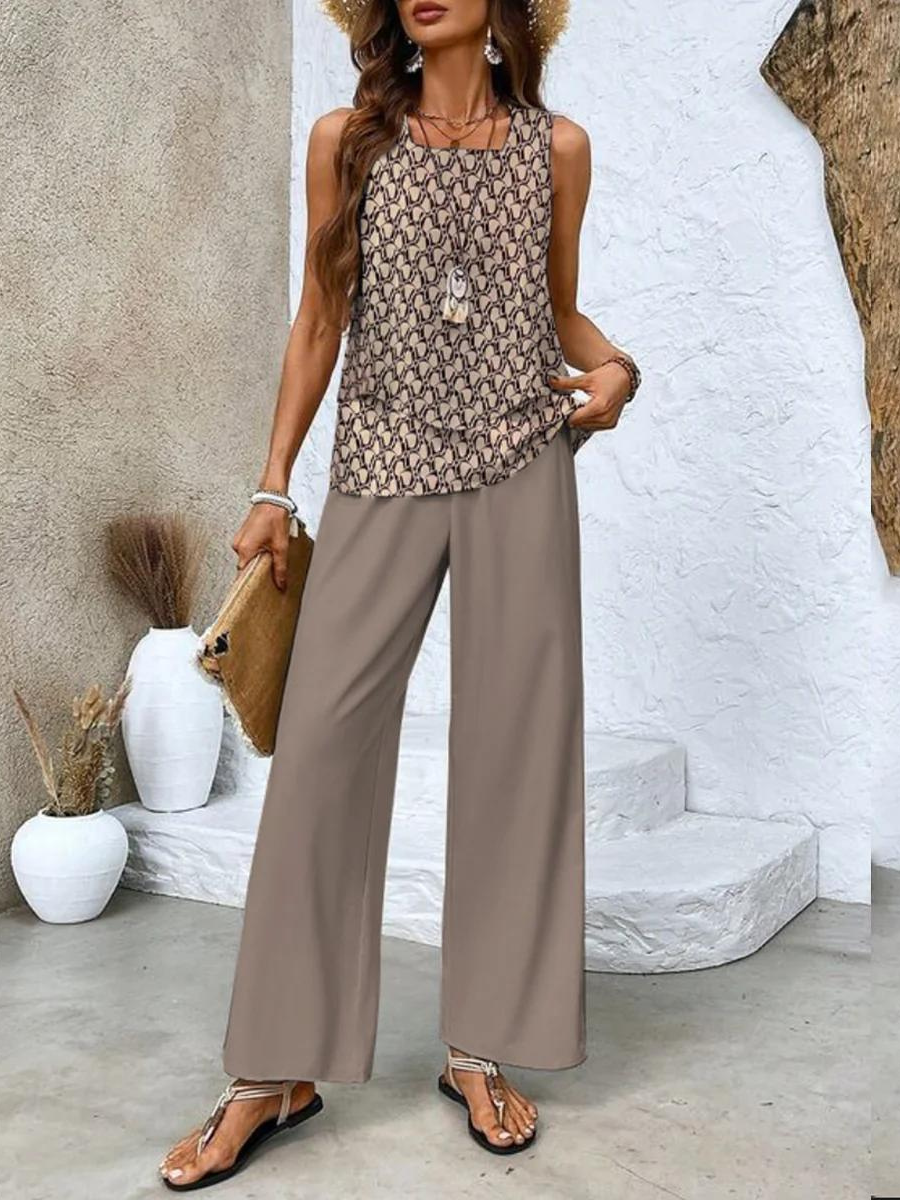 LISAVEL – Stijlvolle twee-delige dames set met moeiteloze klasse en comfort