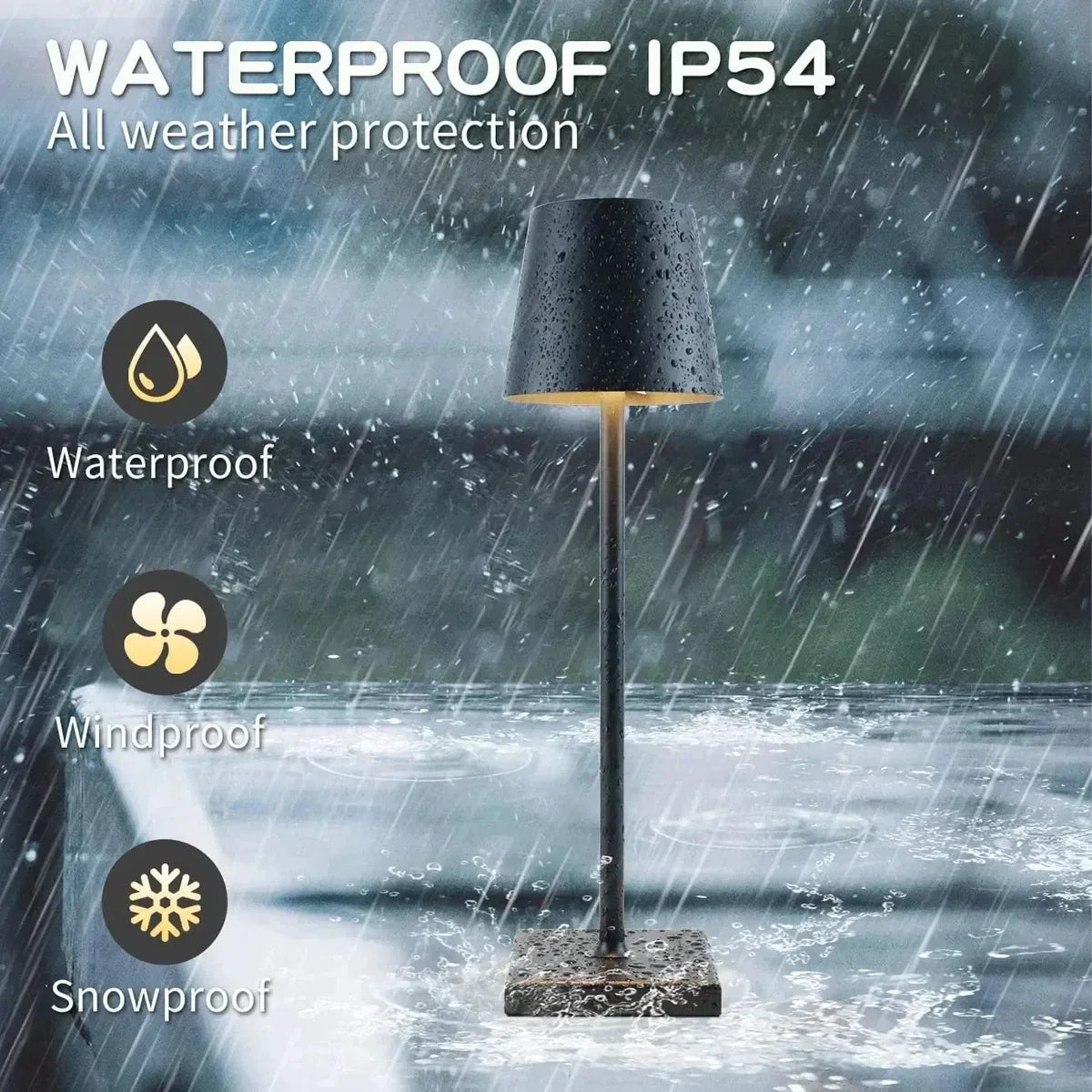 GlowForma - Draagbare Aluminium Dimbare Tafellamp