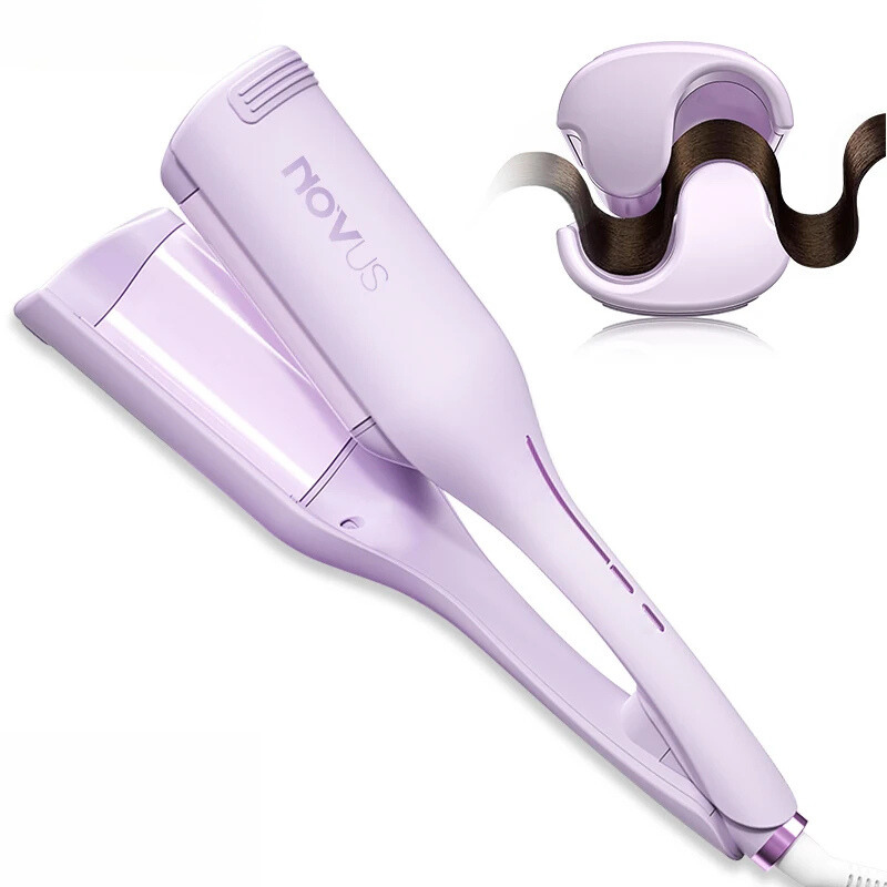 Snel opwarmende deep wave krultang met anti-verbrandingsbescherming – CURLELITE WAVE - Glamorix