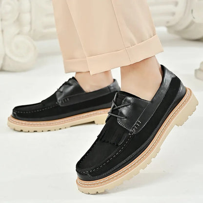 MARCUS - Suède loafers voor heren