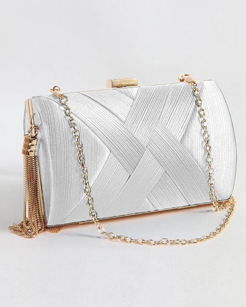Moderne handtas met kwastje voor dames – Selora CharmTassel - Glamorix