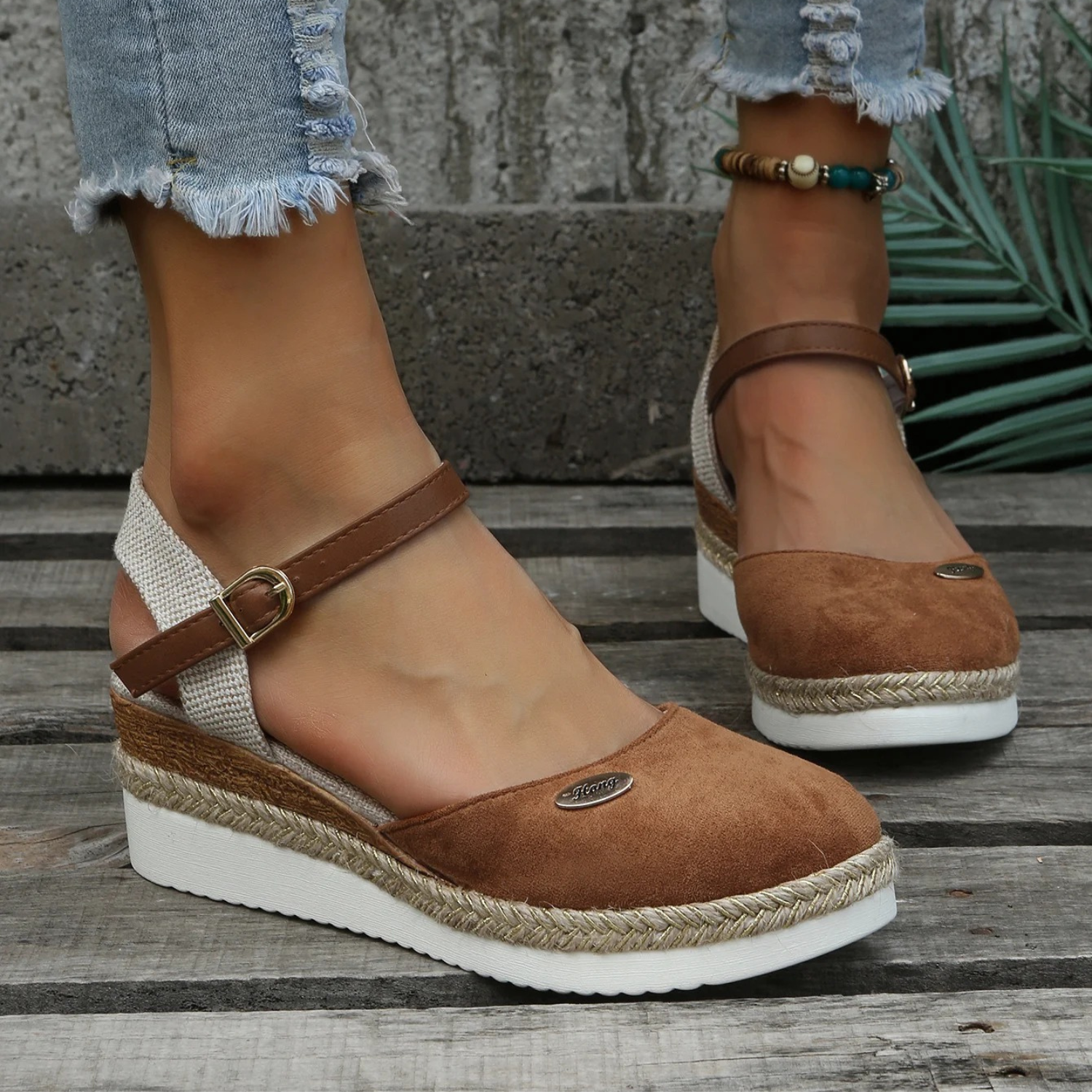 Boho sandalen met handgemaakte details en kleurrijk design – MareaSoul - Glamorix