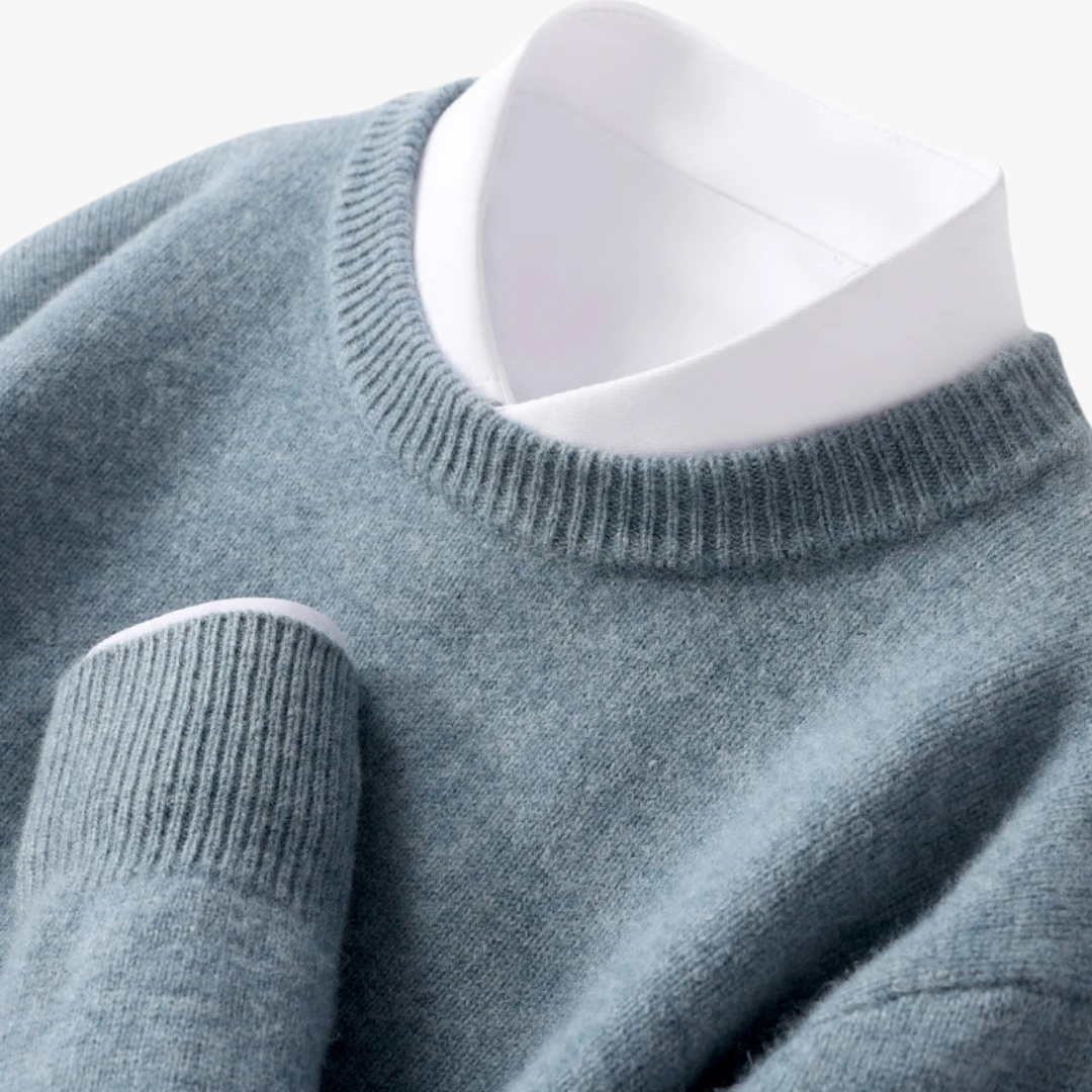 Klassieke heren trui met lange mouwen en tijdloos design – DAREON - Glamorix