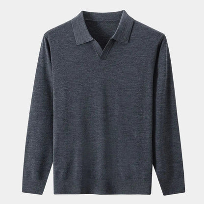 JULES – Comfortabele herentrui met V-hals en tijdloze stijl