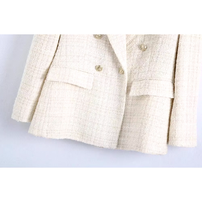 VALERIA - Chique damesblazer met dubbele rij knopen