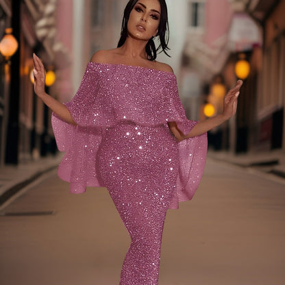 SERENA - Elegante avondjurk met blote schouders