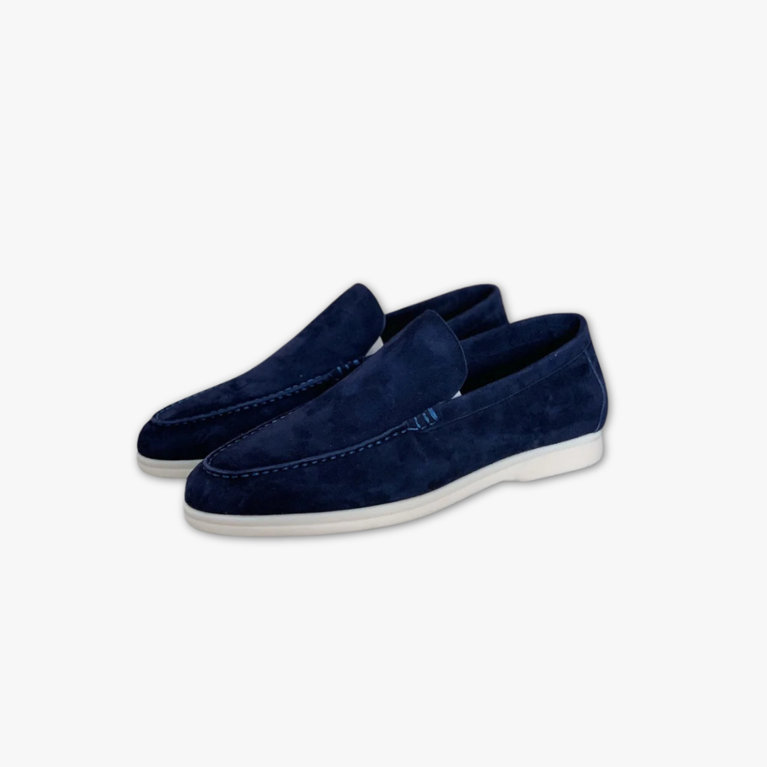 Stijlvolle suède heren loafers zonder veters – VELMAR - Glamorix