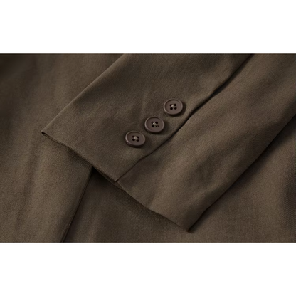 SOPHIA - Oversized damesblazer met geraffineerde notenkraag