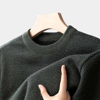 NATHAN – Casual getailleerde herentrui met moderne fit