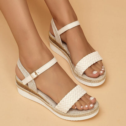 Orthopedische dames sandalen met verstelbare enkelbandjes – AURESSA BALANCE - Glamorix