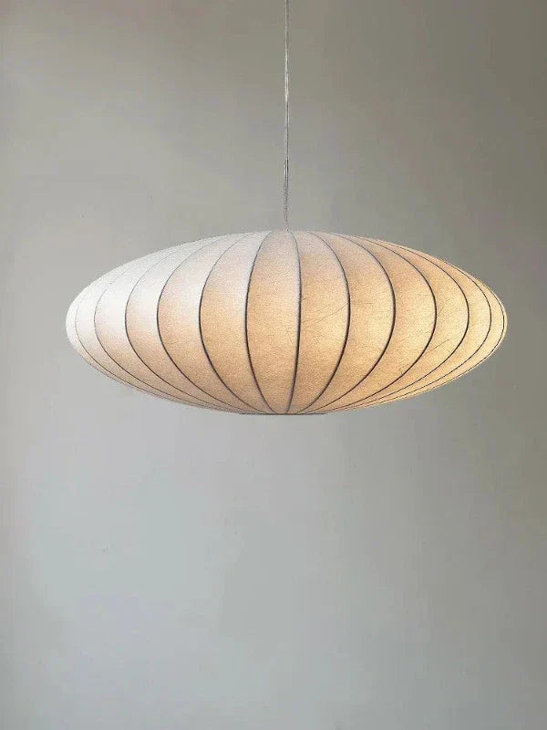 SilkLuxe - Zijden Hanglamp met Kristallen