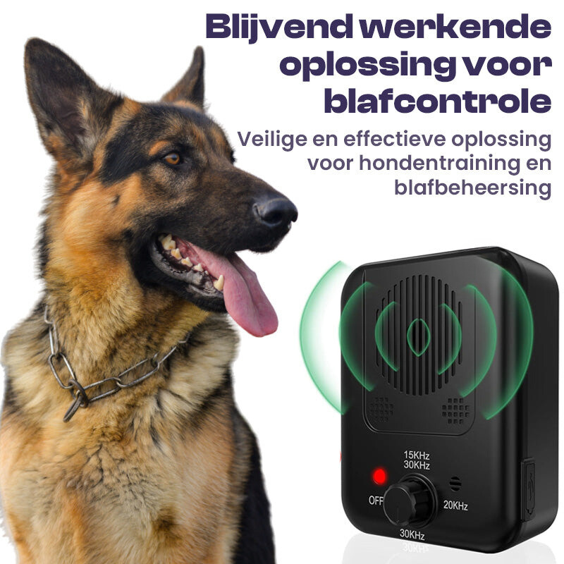 Blaffie – Pijnloze Anti-Blaf Trainer voor Honden