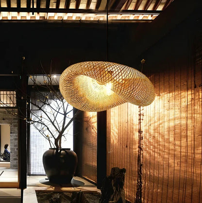LumeaRattan - Trendy Rotan Hanglamp