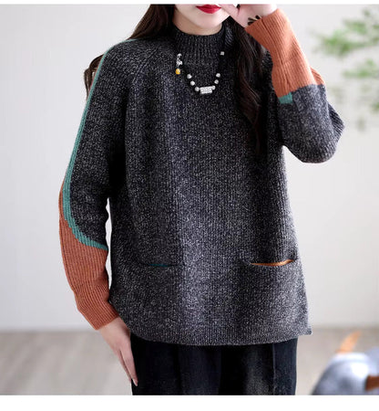 TRENDRELAX - Trendbewuste Oversized Pullover met Zakken