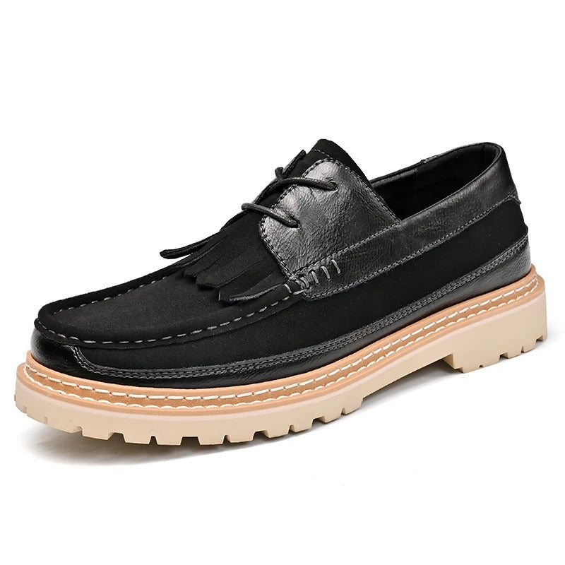 MARCUS - Suède loafers voor heren