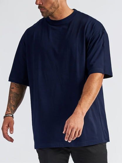 Oversized heren T-shirt met verlaagde schoudernaden – KAYN RELAXTEE - Glamorix