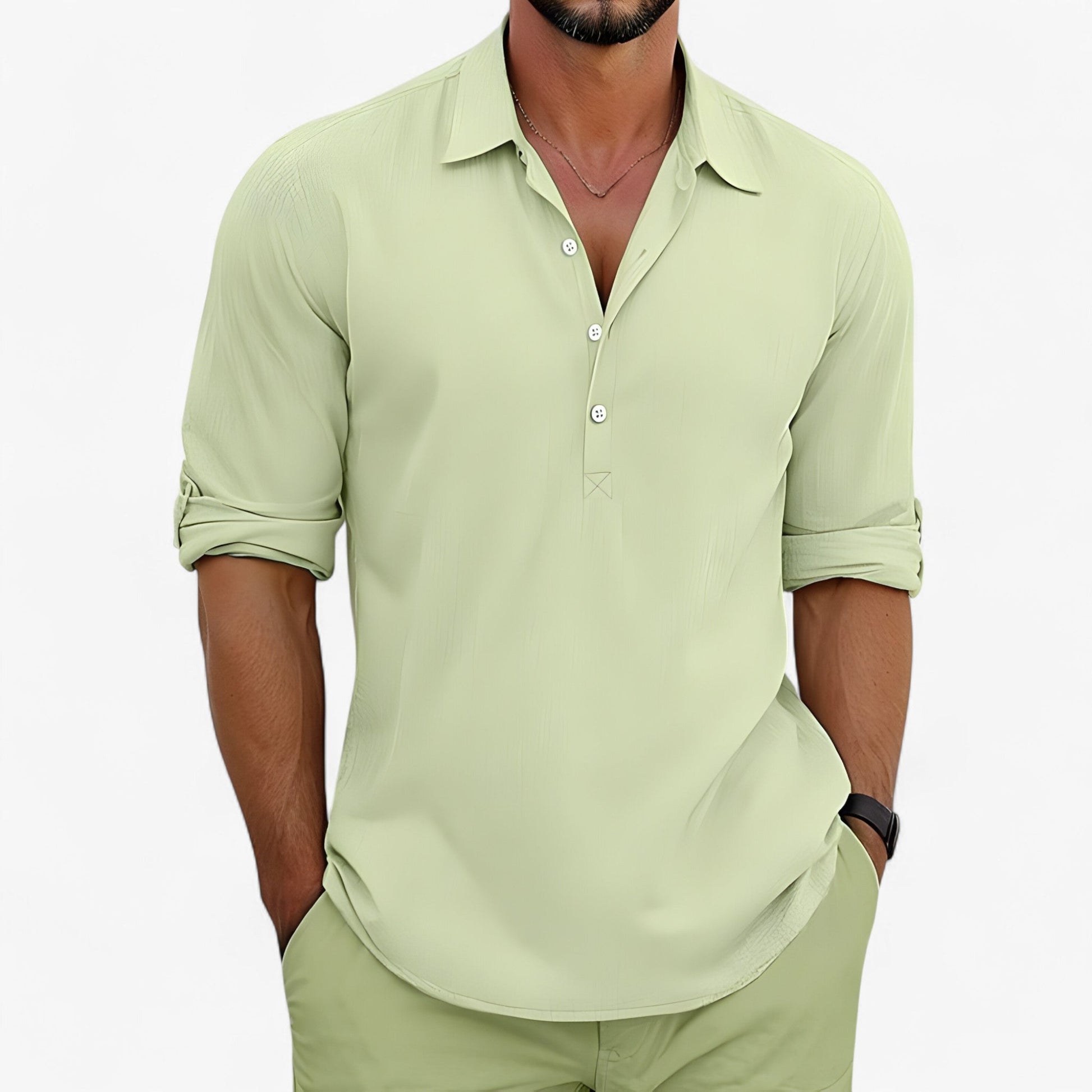 Licht en luchtig zomershirt voor heren – CavoLino - Glamorix