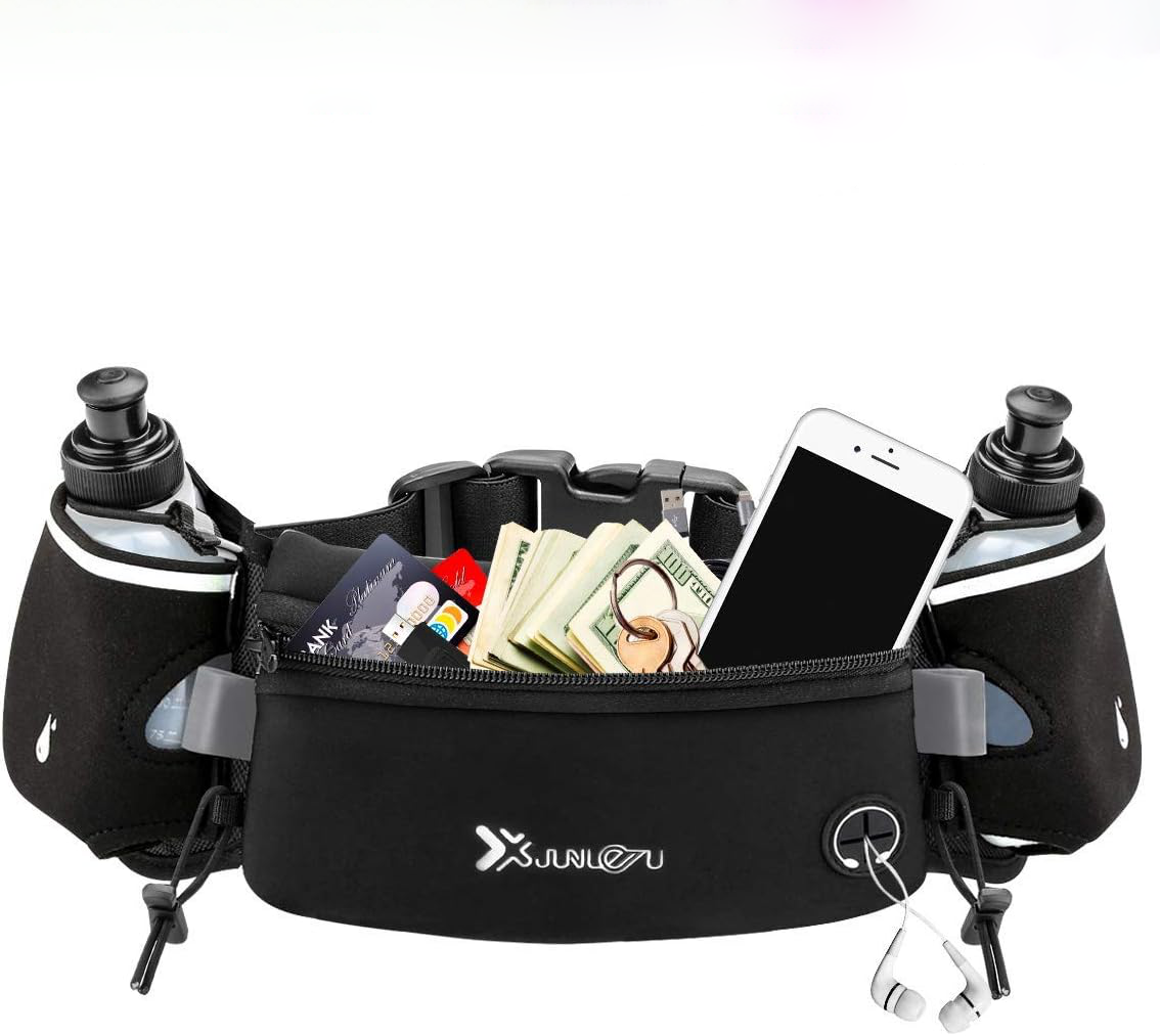 RUNBELT – Hardloopriem met fleshouders en opbergvakken voor ultiem comfort tijdens het sporten