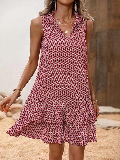 ISLA - Elegante midi-jurk met patroon voor de lente