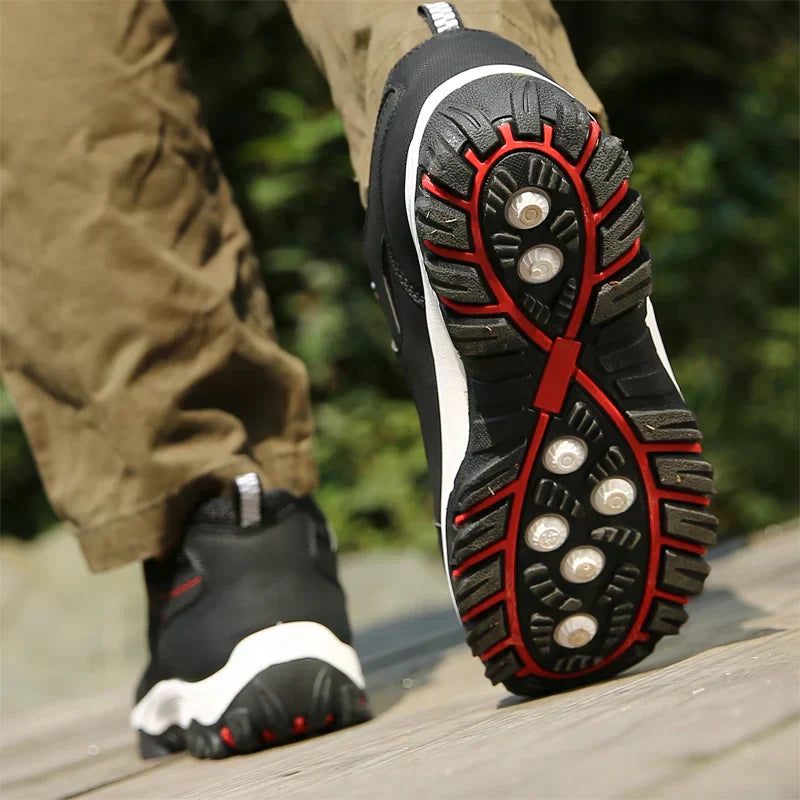 Robuuste heren wandelschoenen met grip en comfort – TRAKFORCE - Glamorix