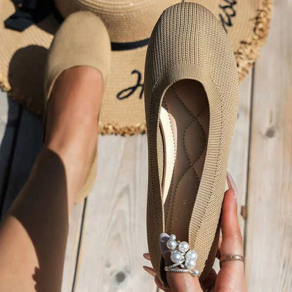 Ademende Antislip Dames Instappers met Stijlvolle Paris Look – ÉLAVINE