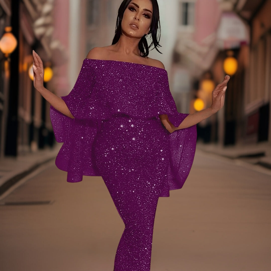 SERENA - Elegante avondjurk met blote schouders