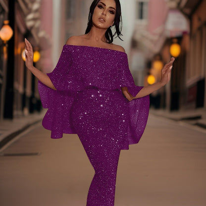 SERENA - Elegante avondjurk met blote schouders
