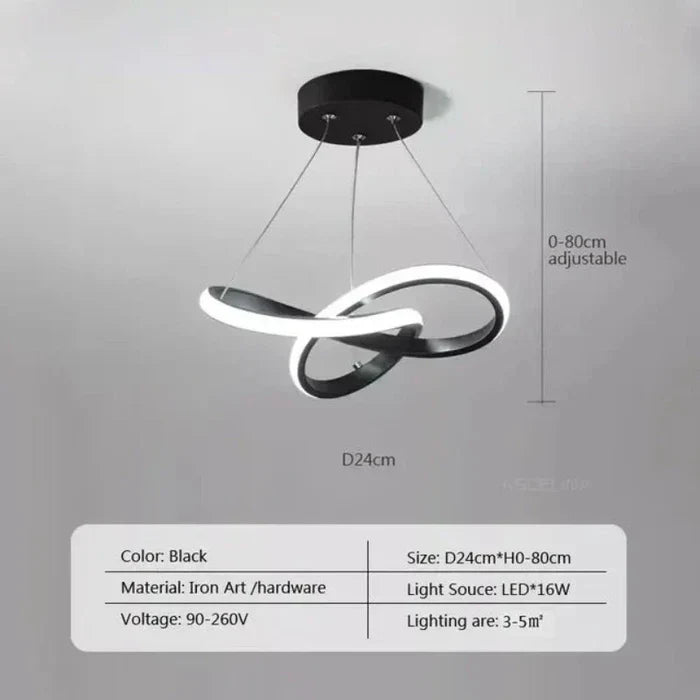 LumièreVague – Moderne LED Plafondlamp