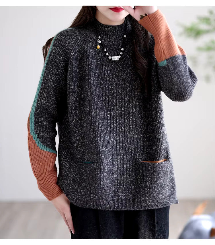 TRENDRELAX - Trendbewuste Oversized Pullover met Zakken