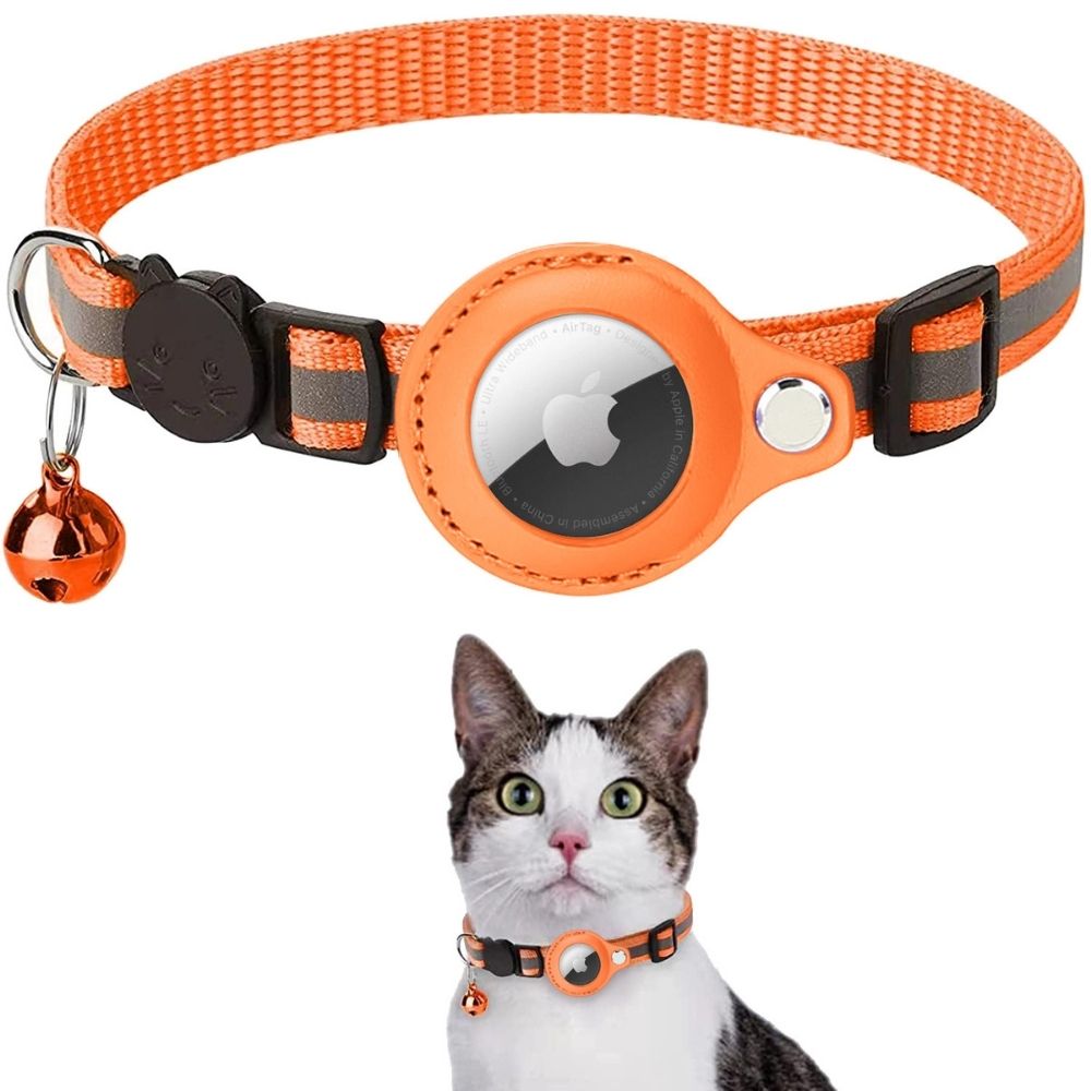 GPS-halsband voor katten met snelontgrendeling en reflecterend design – NOCAT LOST - Glamorix