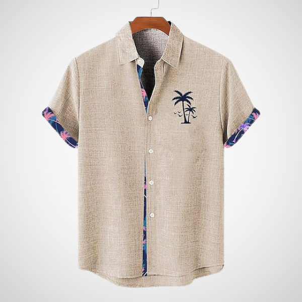 Korte mouwen herenshirt met stijlvolle geruite details – NOAH CHECK - Glamorix