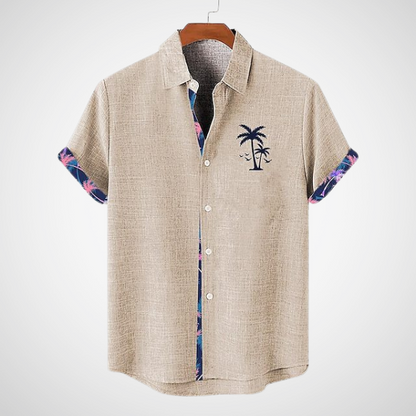 Korte mouwen herenshirt met stijlvolle geruite details – NOAH CHECK - Glamorix