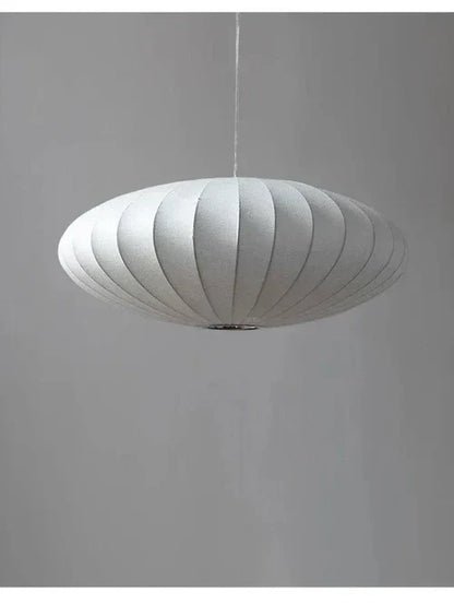 SilkLuxe - Zijden Hanglamp met Kristallen