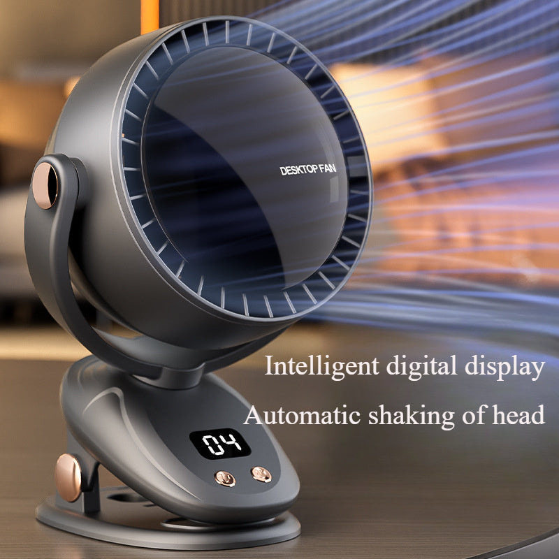 Draagbare bladloze ventilator met digitaal display – AEROLUX - Glamorix