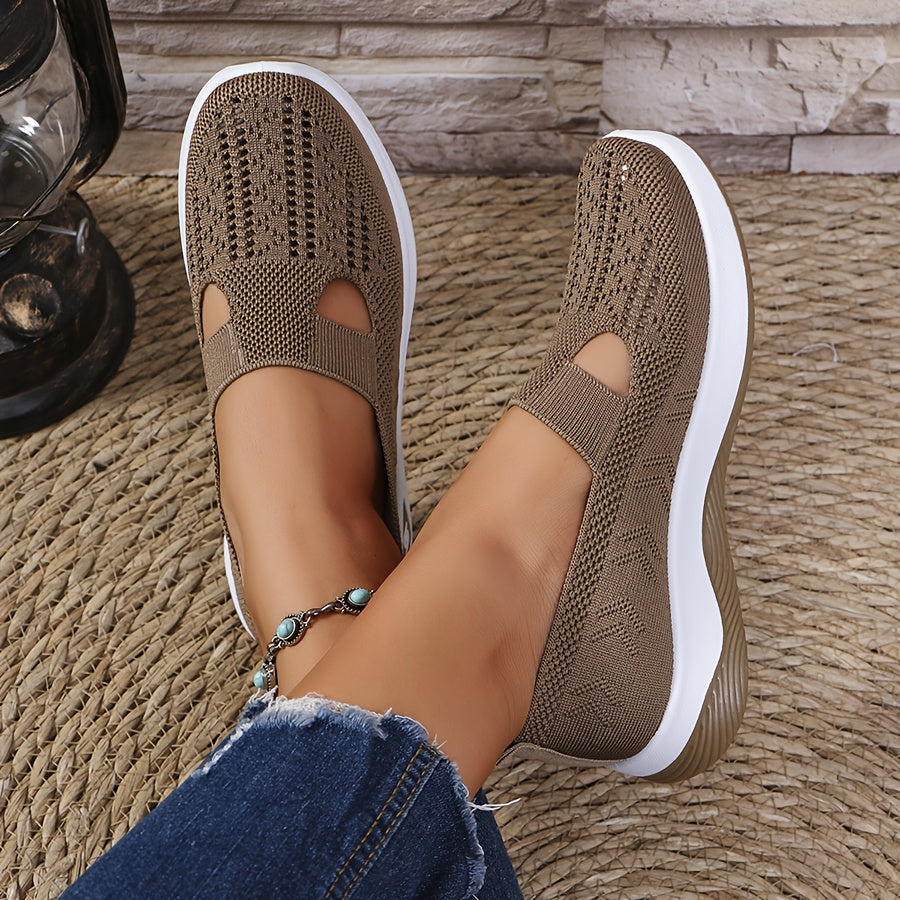 Ademende Lichtgewicht Sneakers met Orthopedische Ondersteuning voor Dames – AIRCOMFORT STEP - Glamorix