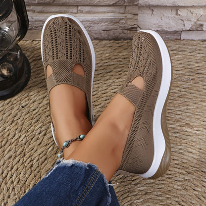 Ademende Lichtgewicht Sneakers met Orthopedische Ondersteuning voor Dames – AIRCOMFORT STEP - Glamorix