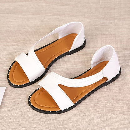 Elegante leren avond sandalen met verstelbaar bandje – LUNÉA VELVÉ - Glamorix