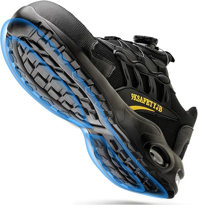 Beschermende veiligheidsschoenen met stalen neus en antislipzool – DURASHIELD CORE - Glamorix