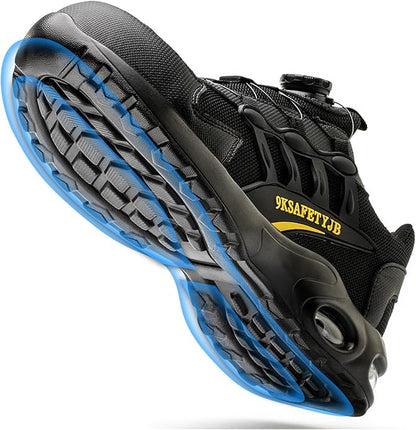 Beschermende veiligheidsschoenen met stalen neus en antislipzool – DURASHIELD CORE - Glamorix