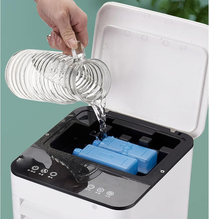 Mobiele airco zonder installatie met 3-in-1 functie – BREEZORA - Glamorix