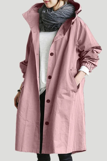 MARIS – Gabardina impermeable oversize de largo medio para mujer - Glamorix