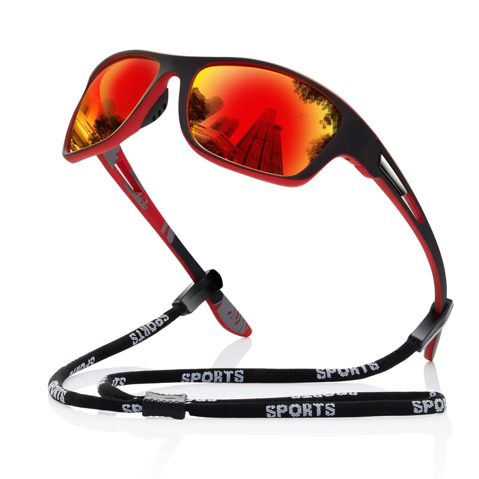 Sportieve uniseks zonnebril met UV400 en gepolariseerde glazen – VISTAR ACTIVE - Glamorix