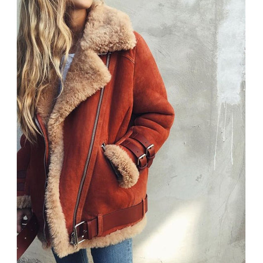 María - Chaqueta Gruesa de Invierno de Talla Grande Para Mujer - Glamorix