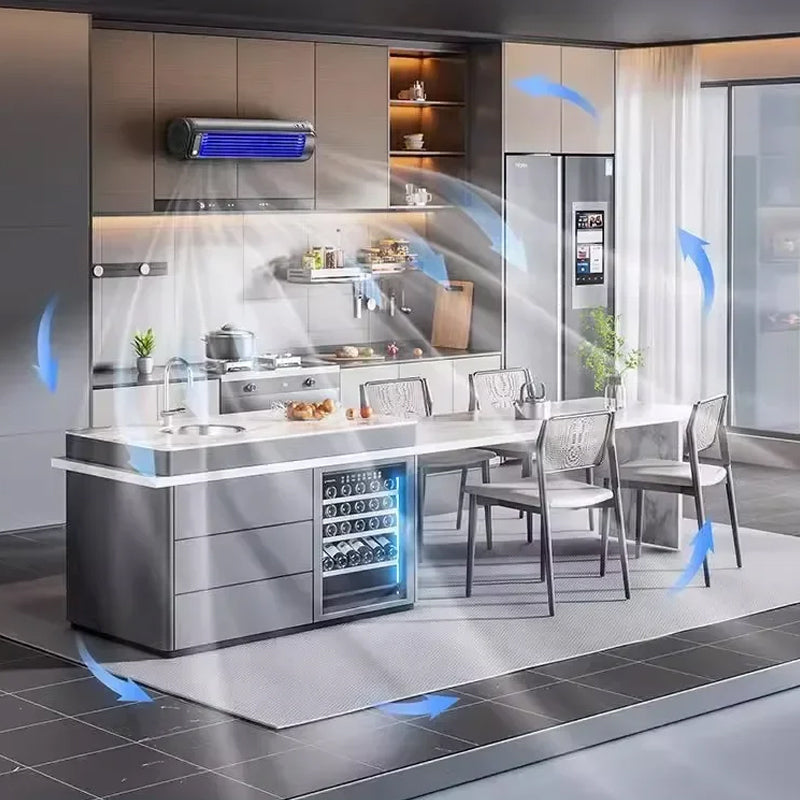 Mobiele airco zonder afvoerslang met draadloze werking – AEROFLOW - Glamorix