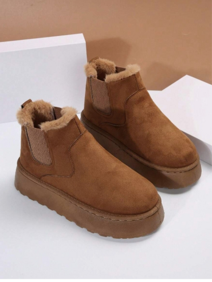 SIENNA - Knusse winterlaars met stijlvolle buff-look