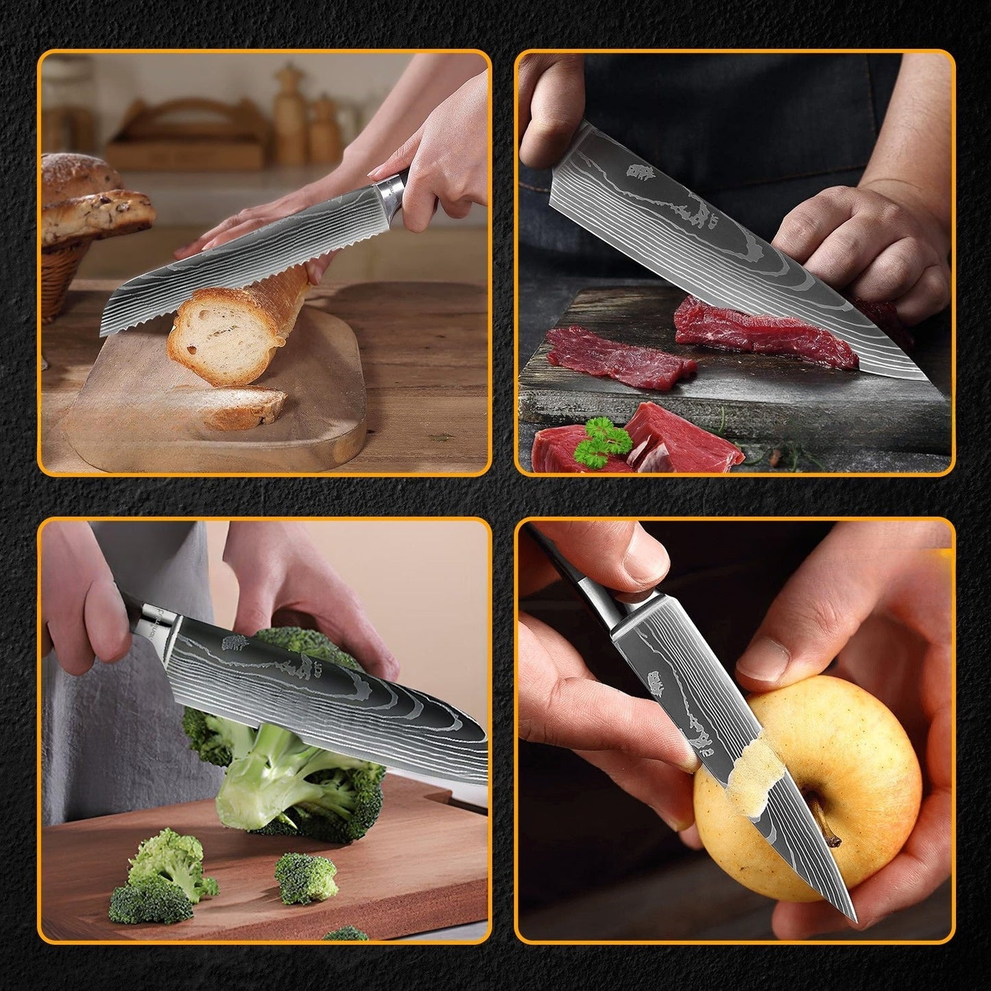 CHEFMASTER - Professionele Japanse messenset voor ultieme precisie