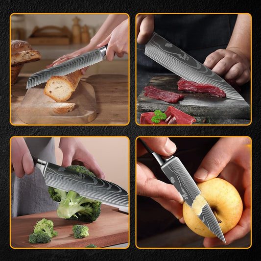 CHEFMASTER - Professionele Japanse messenset voor ultieme precisie