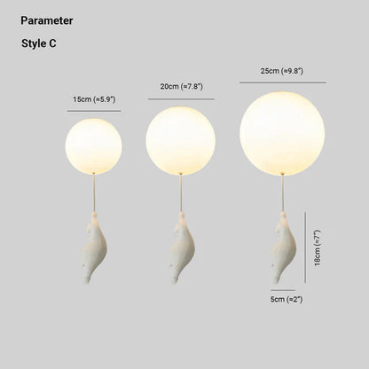BearBright – Kinder Plafondlamp met Beer en Ballon
