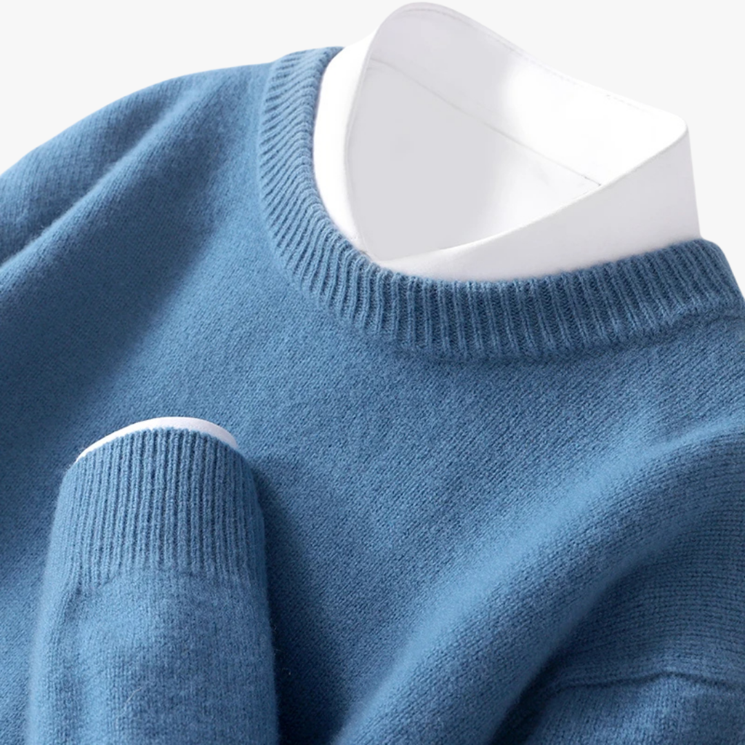 Klassieke heren trui met lange mouwen en tijdloos design – DAREON - Glamorix