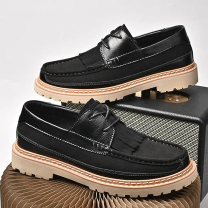 MARCUS - Suède loafers voor heren